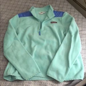 Mint Vineyard Vines Quarter-Zip Pullover